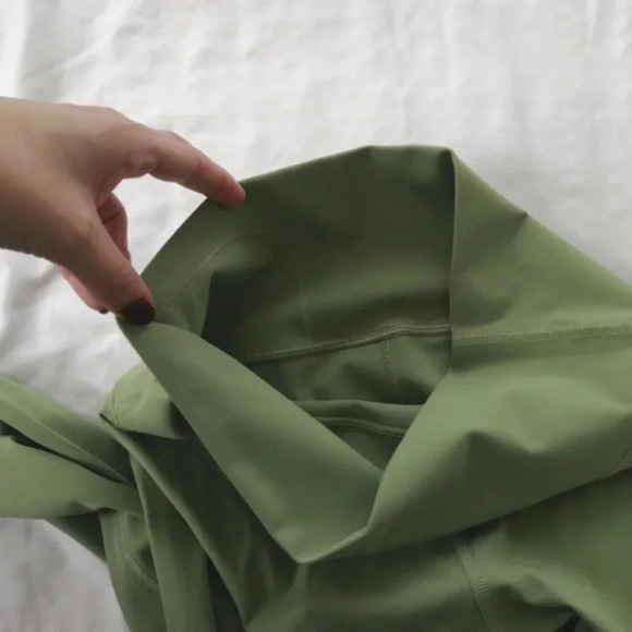 Lululemon Wunder Under High Rise 28" Legging Tights Vista Green Size 6 - Picture 10 of 15